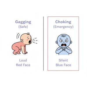 Gagging vs. Choking: A Parent's Guide to a Safe Feeding Experience